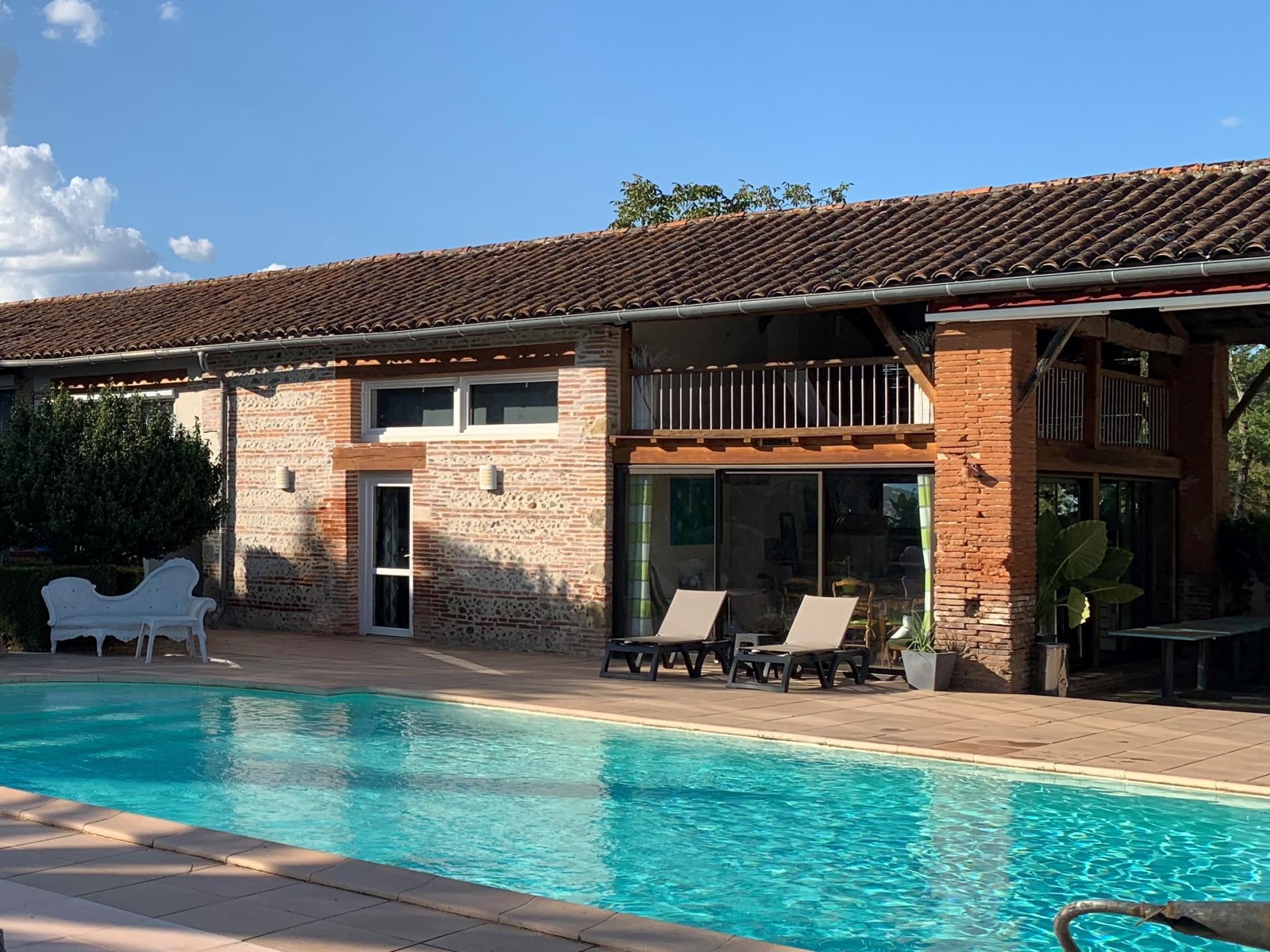 Gîte côté piscine